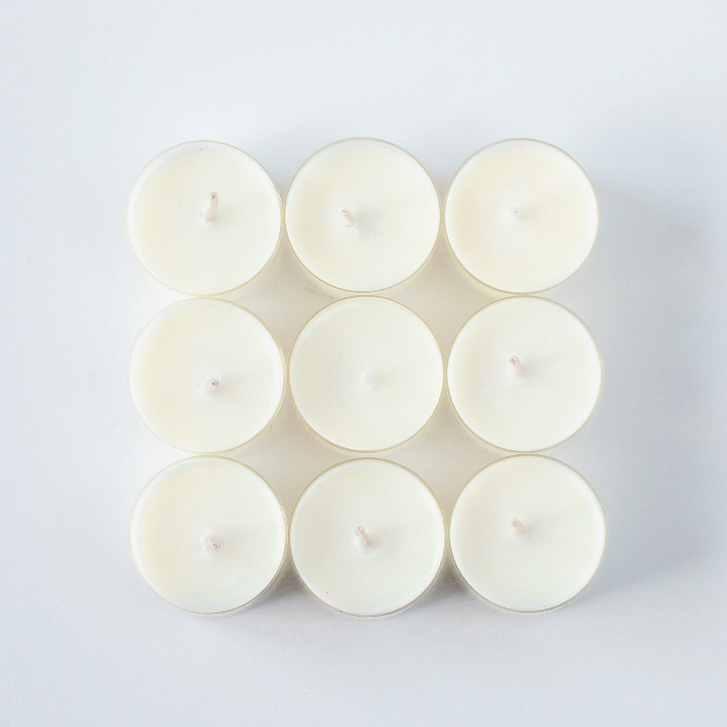 Candle Fragrances Sample Pack - Tea Candle Set of 9 - Scented Coconut Wax Tea Candles