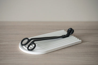 Candle Wick Trimmer - Black Stainless Steel Scissors for Candle Care