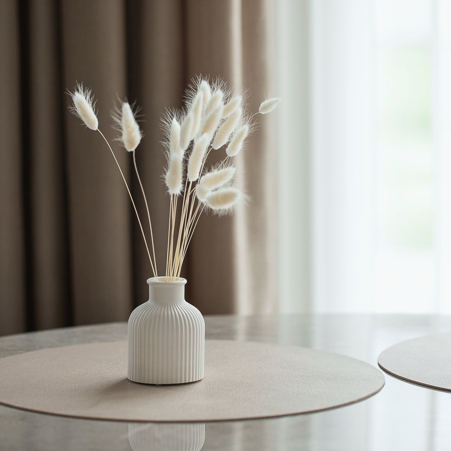 Modern Gypsum Vase for Dry Flowers - Perfect Housewarming Gift