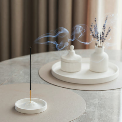 Modern Minimalist Incense Holder – Sleek Incense Stick Burner & Ash Catcher Tray, Perfect Spiritual & Meditation Gift, Home Decor