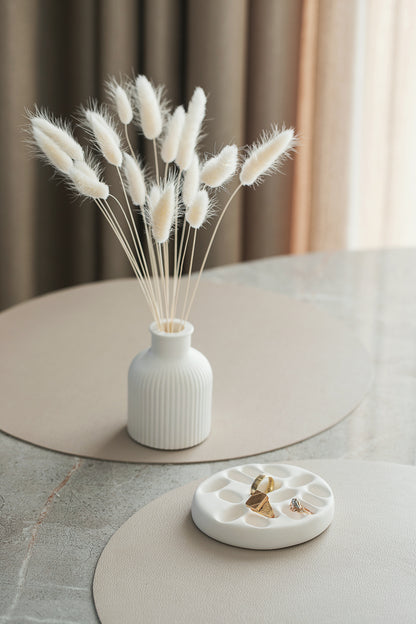 Round Ring Dish – Minimalist Jewelry Tray & Ring Holder | Perfect Organizer & Display for Rings