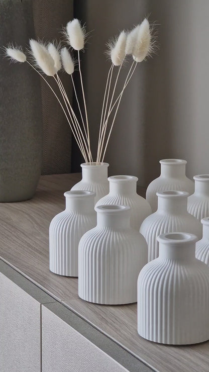 Modern Gypsum Vase for Dry Flowers - Perfect Housewarming Gift